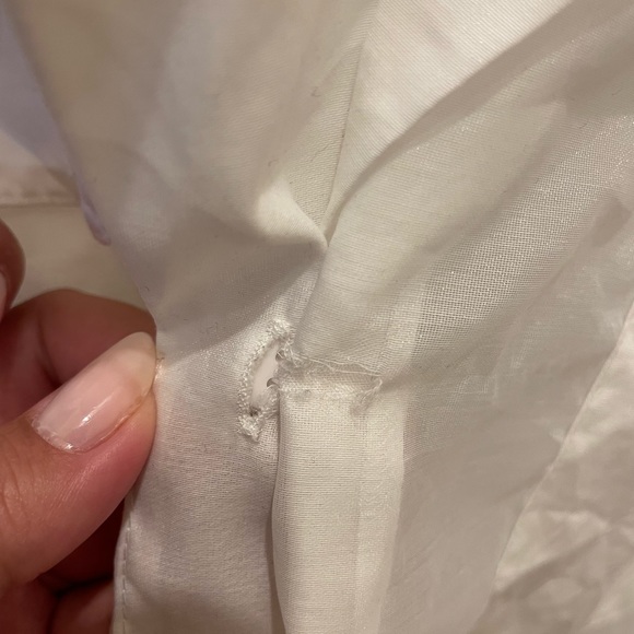 Blouse transparente blanche, 2x Additionelle - Picture 4 of 4